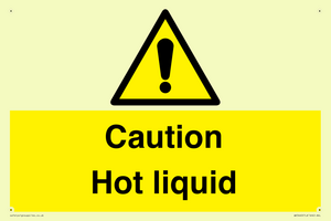 Caution Hot liquid